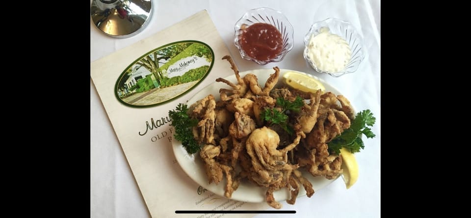 Local seafood restaurants.