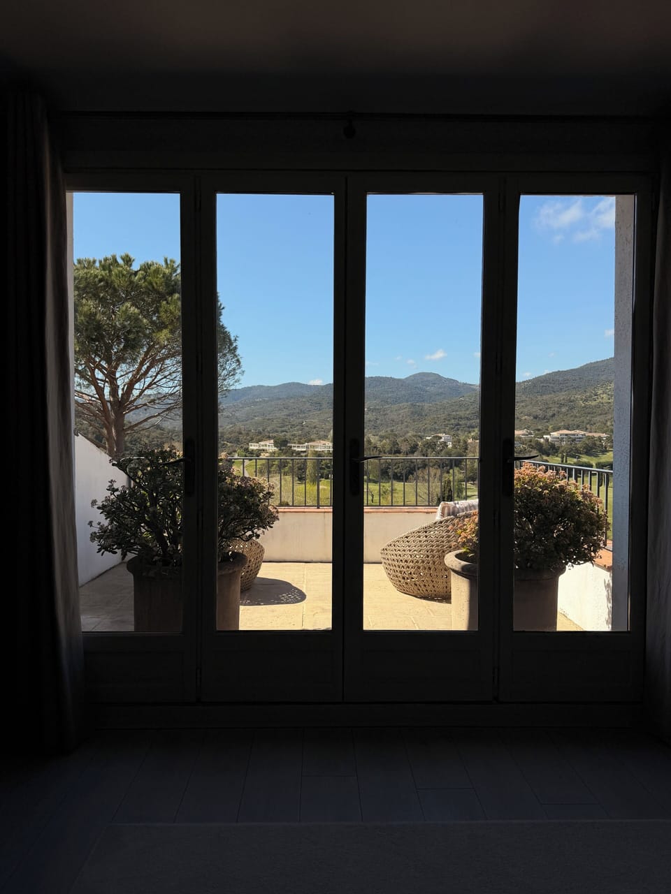 private terrace of ensuite master bedroom
