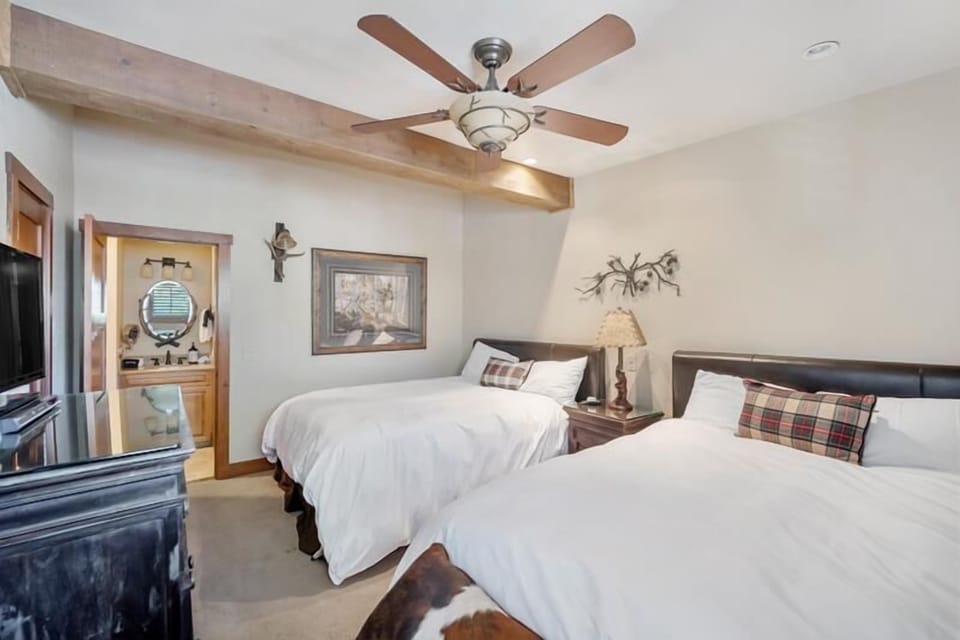 With an attached bathroom!