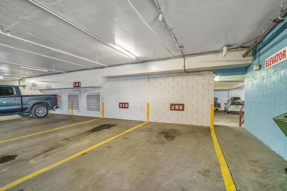 Dedicated, marked garage parking.