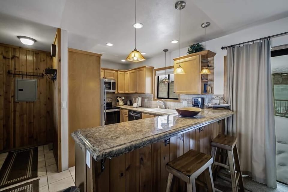 Updated appliances and counter space for prepping