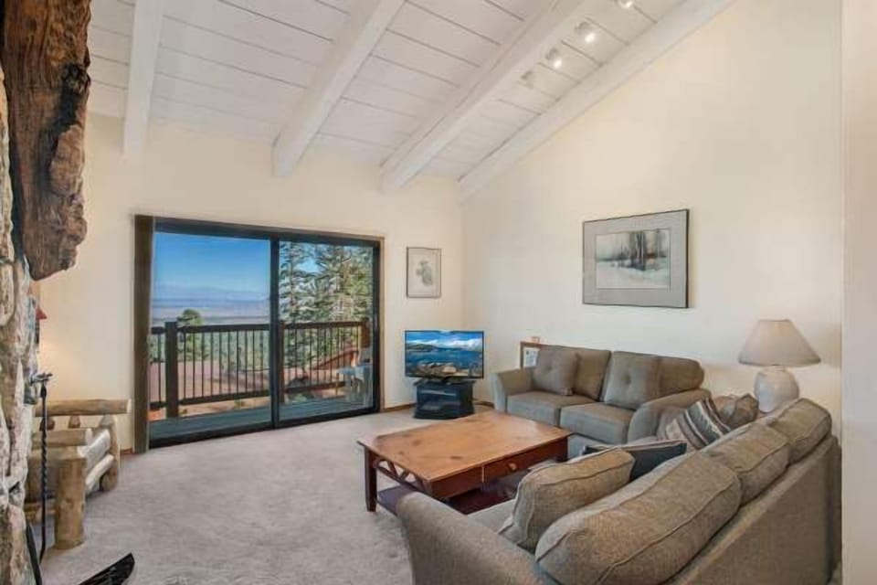 Private patio with amazing views off living area