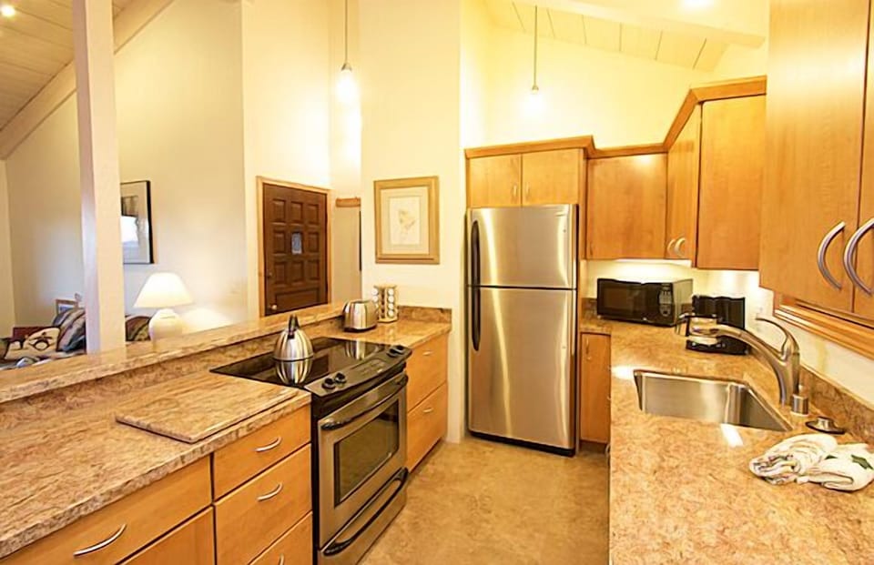 Updated appliances and counter space for prepping