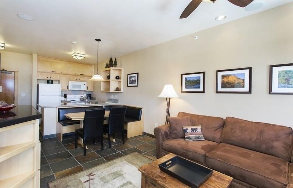 Open concept in this clean, comfy space