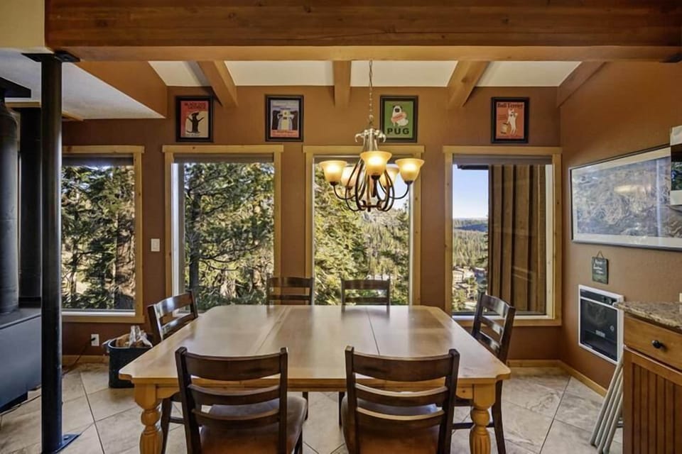 Imagine dinner, breakfast or coffee with this view