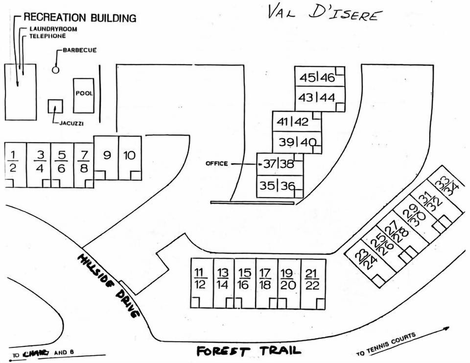 Site Map of Val d'lsere