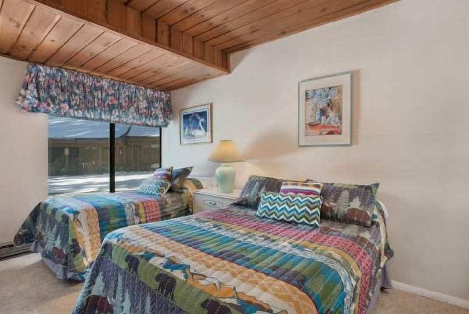 An added twin in this room for sleeping options
