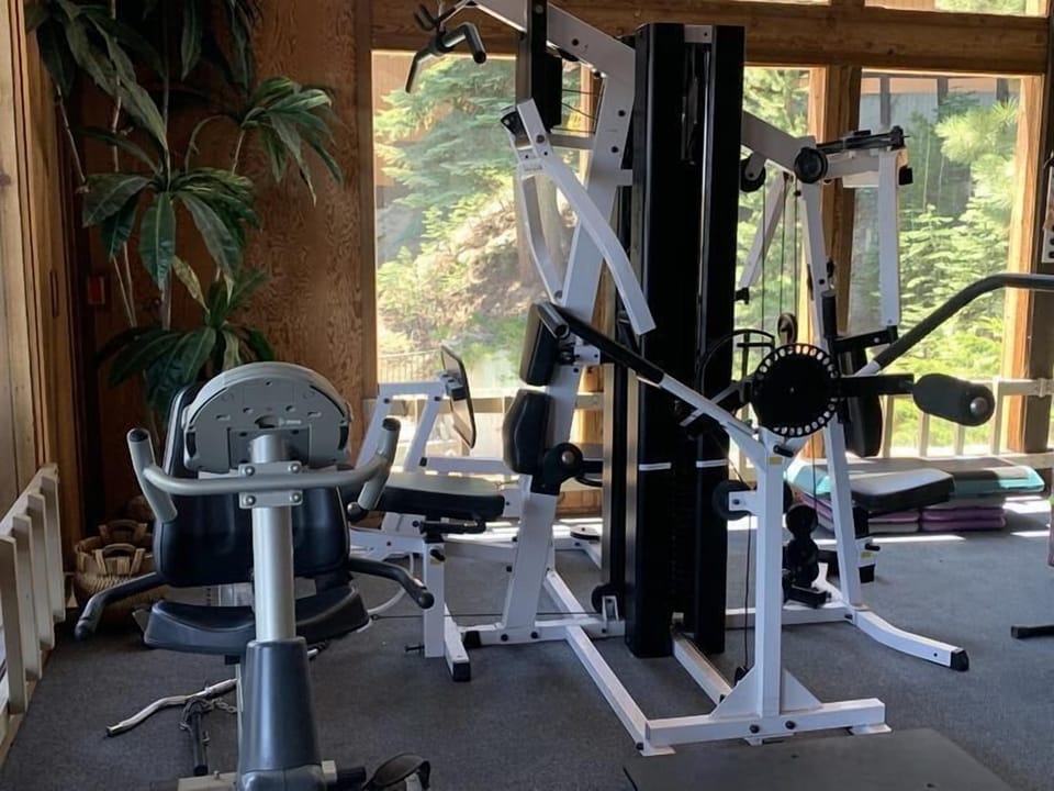 Common area, shared gym space