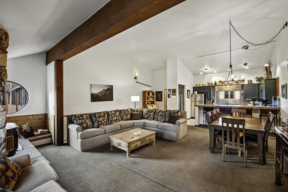 Open to dining and kitchen, keeping you together