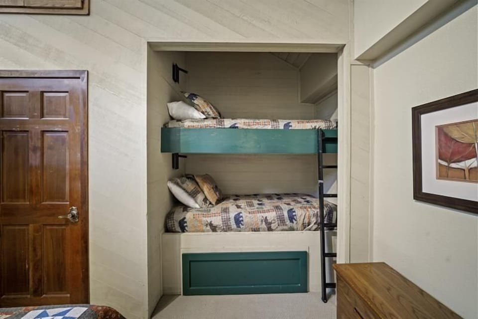 Built in bunks for added bedding options