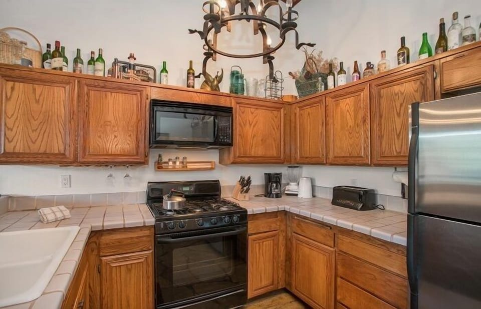 Updated appliances and counter space for prepping