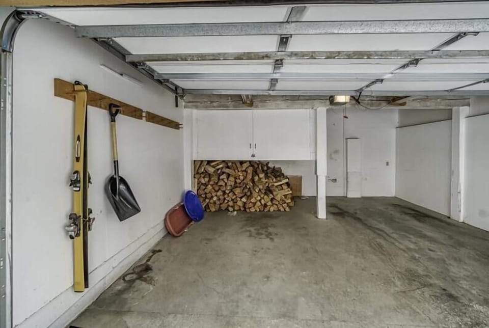 Ski rack, and firewood for your evenings in