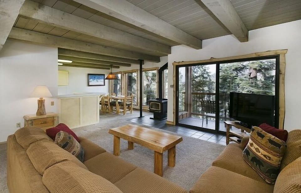 Enjoy this large sectional for a night of relaxing