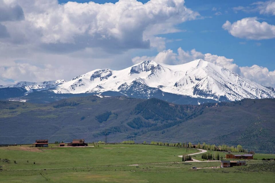 Mount Sopris view from front deck