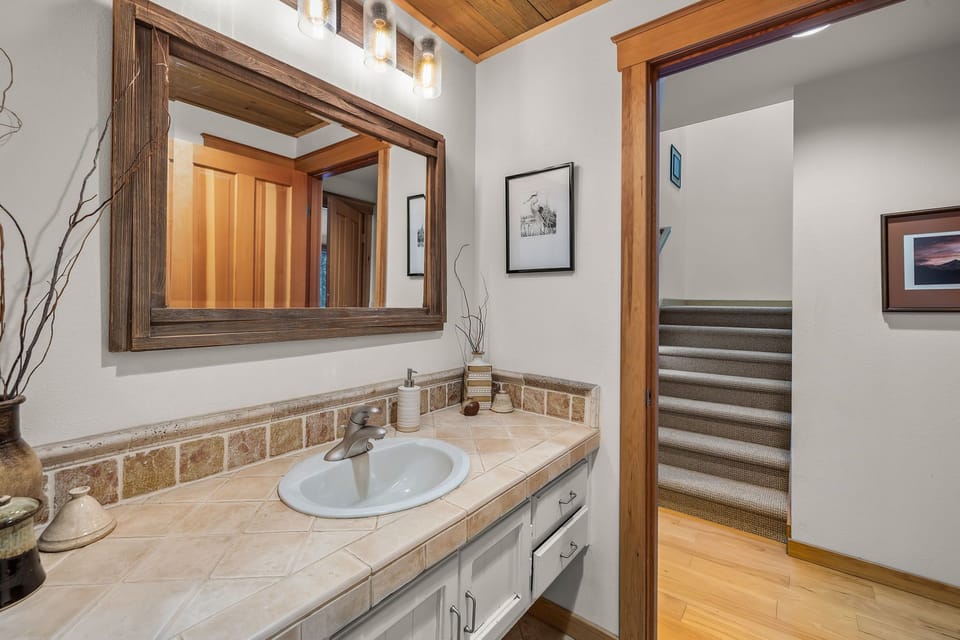 Bathroom off of bedroom 5