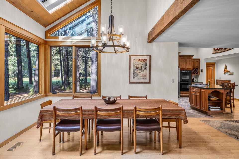 Dining area on golf course