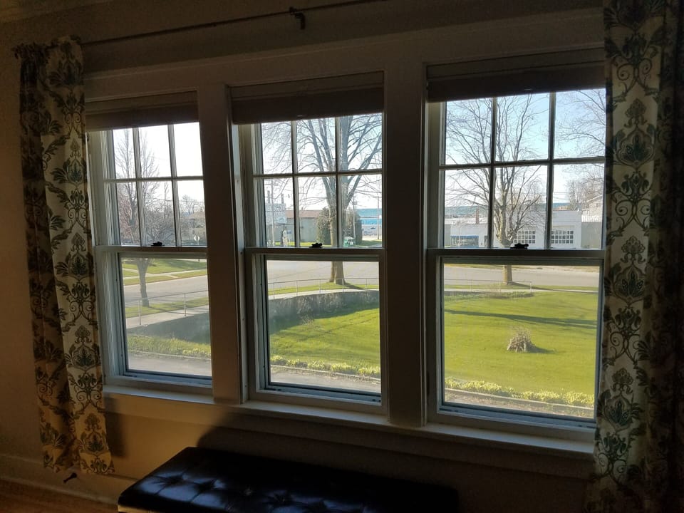 View of Lake Michigan from the living room window