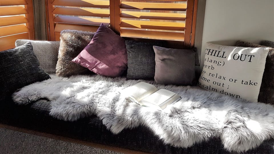 Cosy reading nook