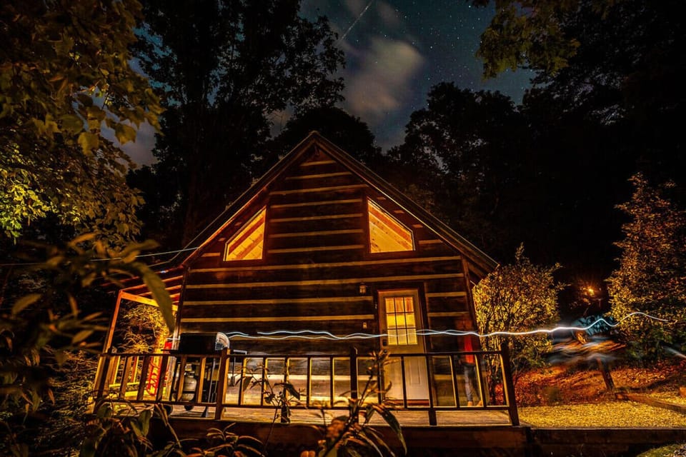 Cabin 2 at Night!