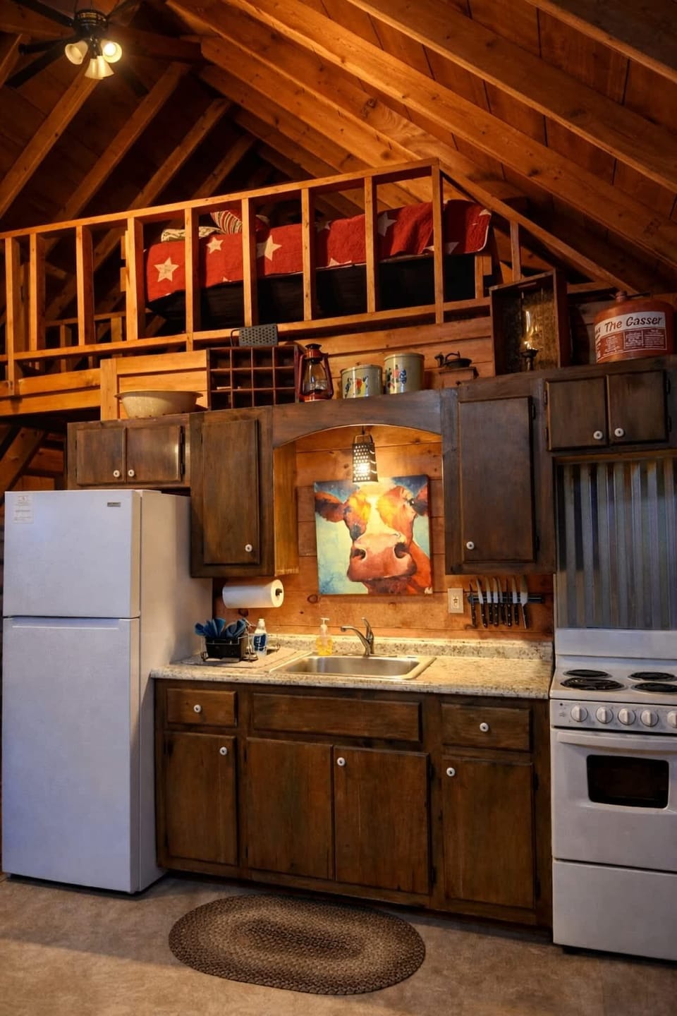 Stocked kitchen
