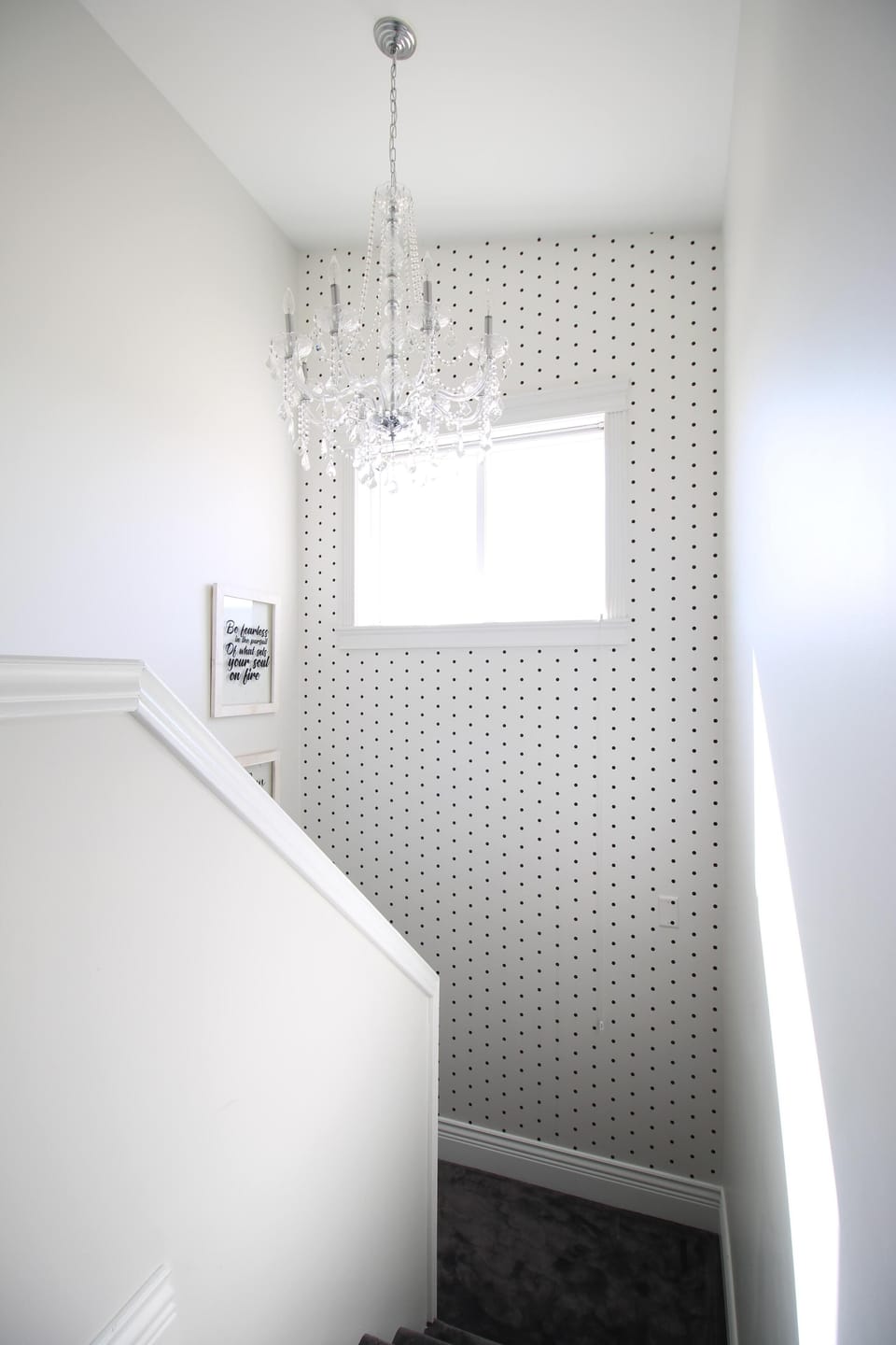Stairs to the upper level / bedrooms