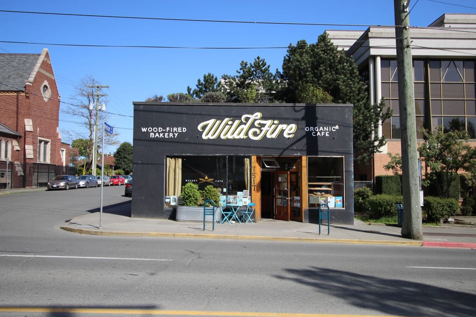 Outside - Bakery across the street