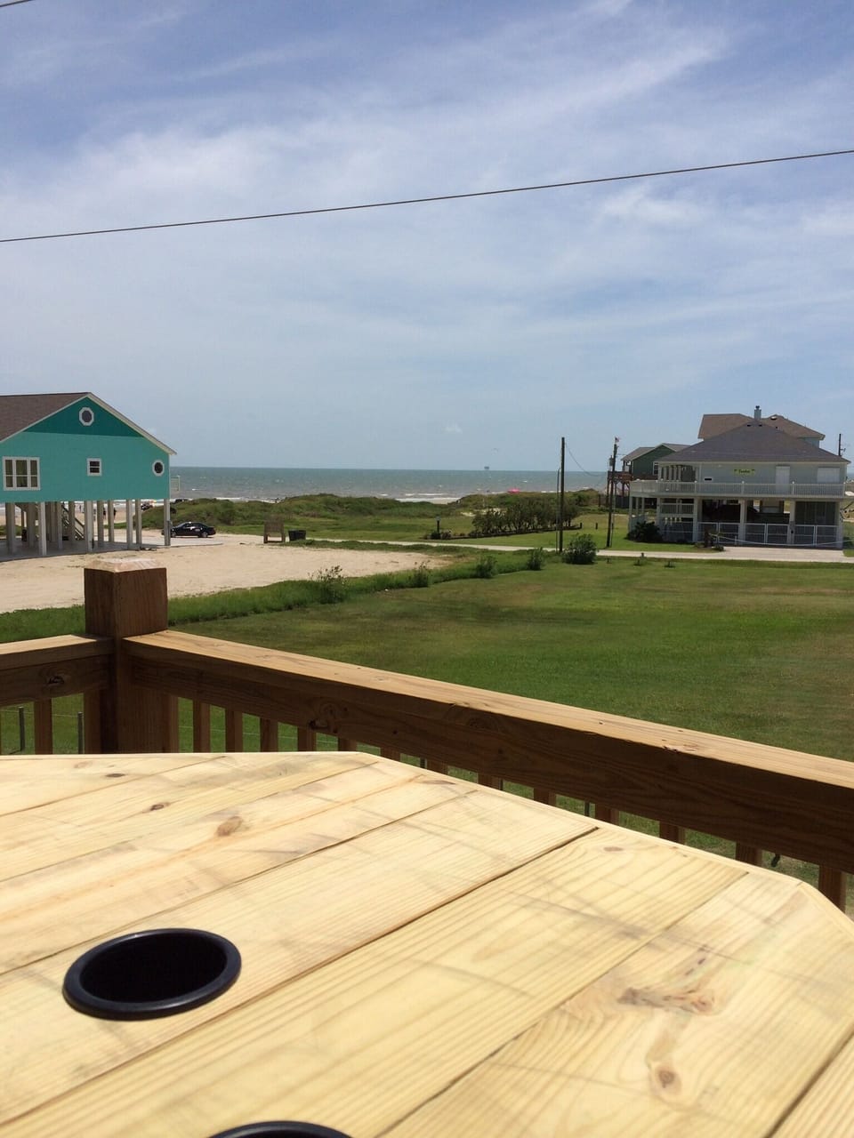 View from deck