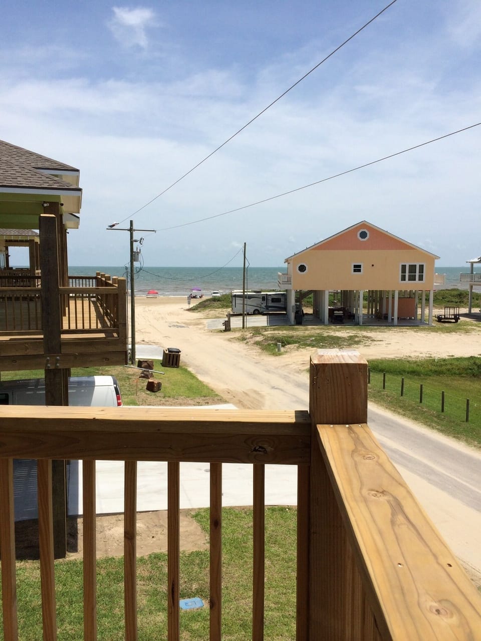 Road straight to beach