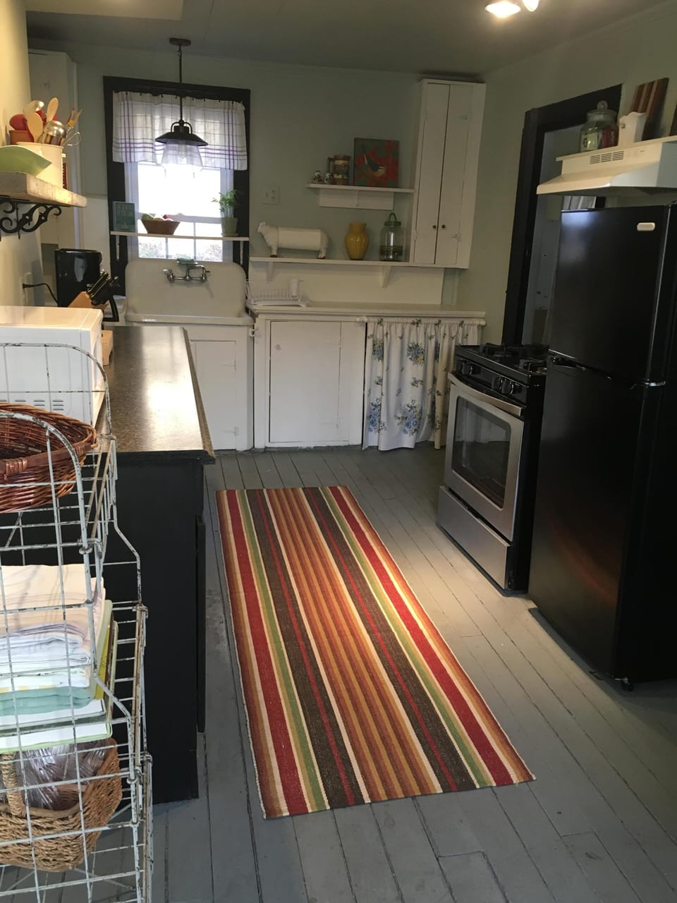 Kitchen with many amenities including coffee maker and microwave & much more!
