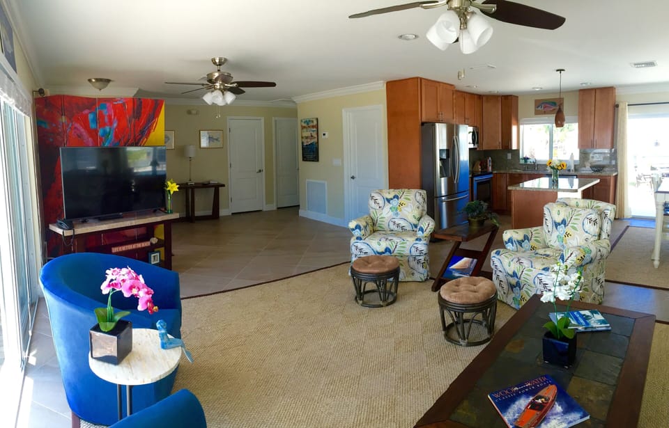 The living area