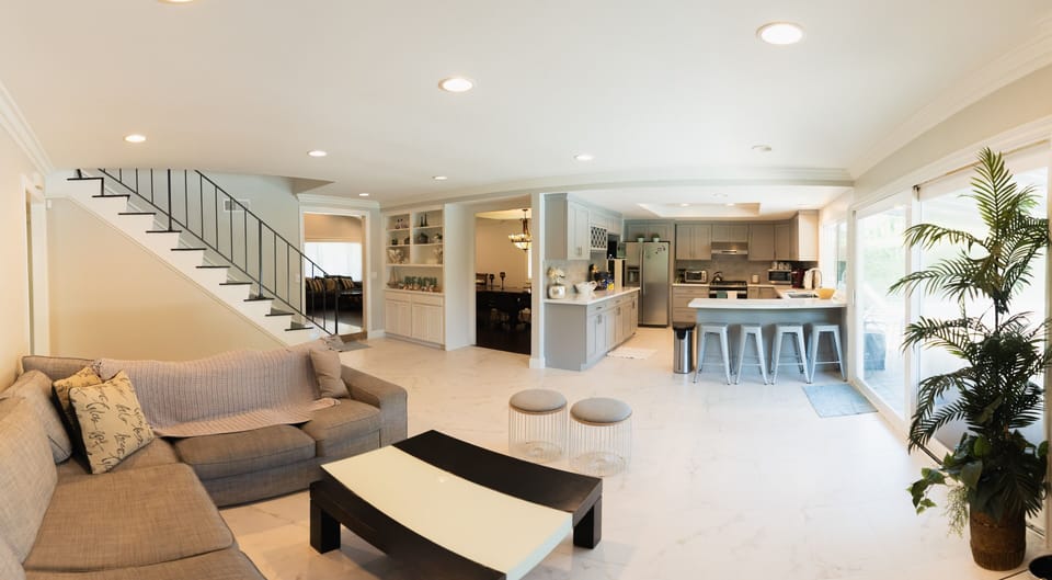 Open floor plan 