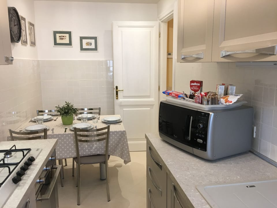 You'll find a small selection of food for breakfast