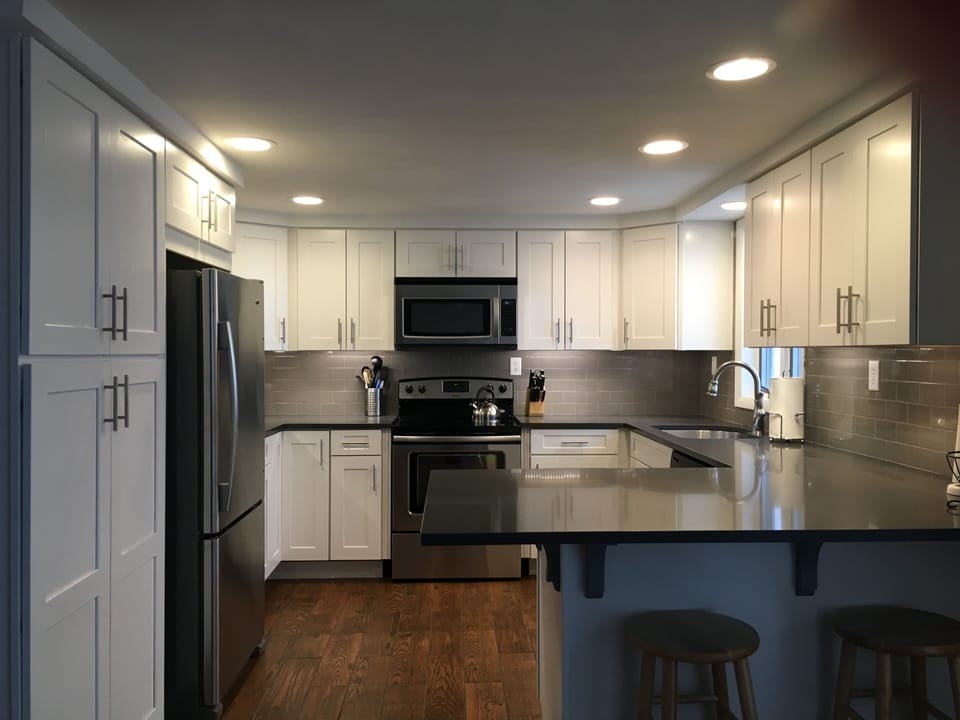 New kitchen!  Includes all new appliances and Quartz countertops!