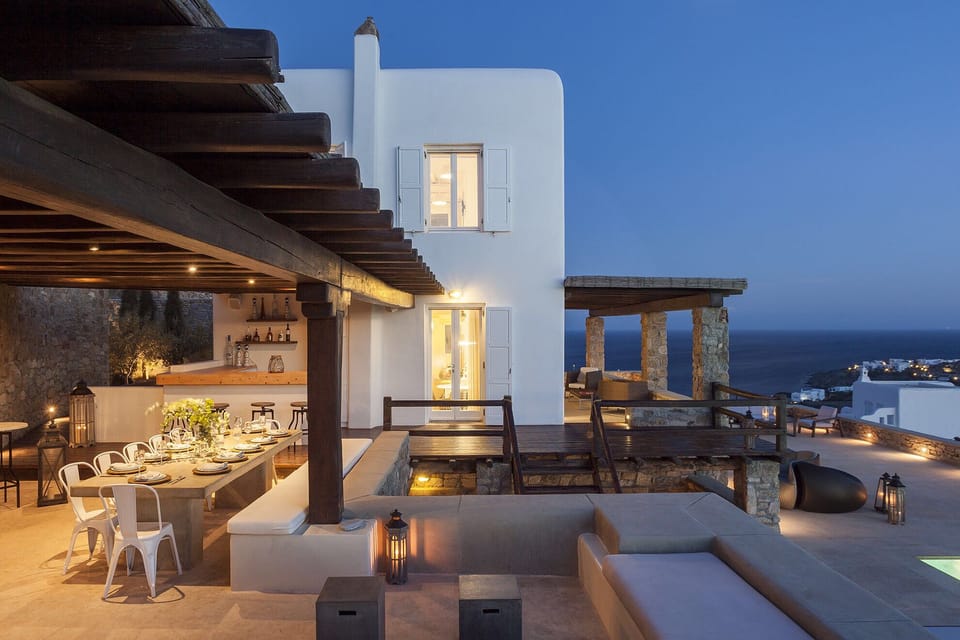The villa at dawn 