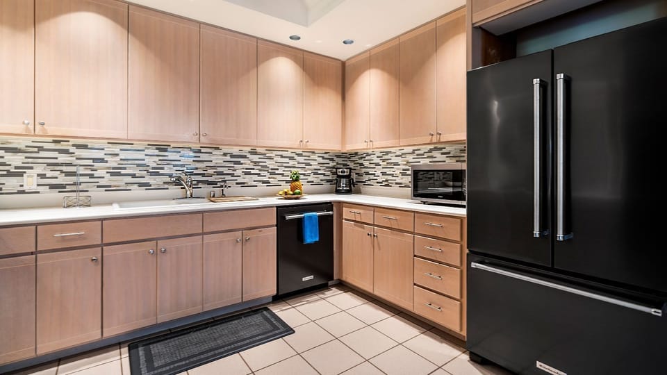 Kitchen includes a dishwasher for easy clean up!