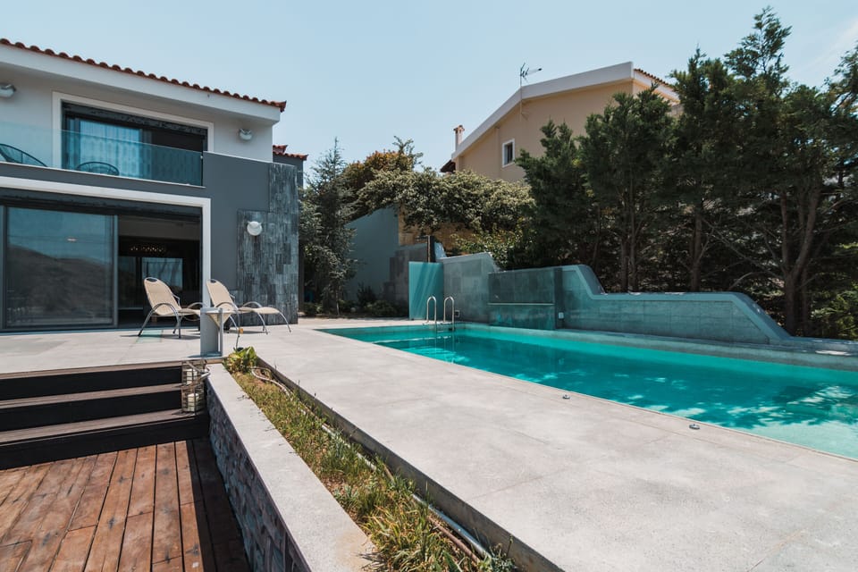 Swimming Pool and Sitting facilities next to the pool