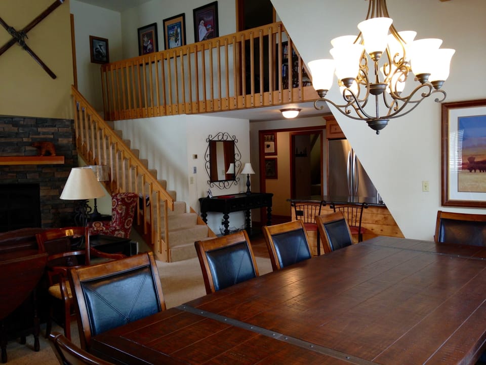 Dining table seats 10-12