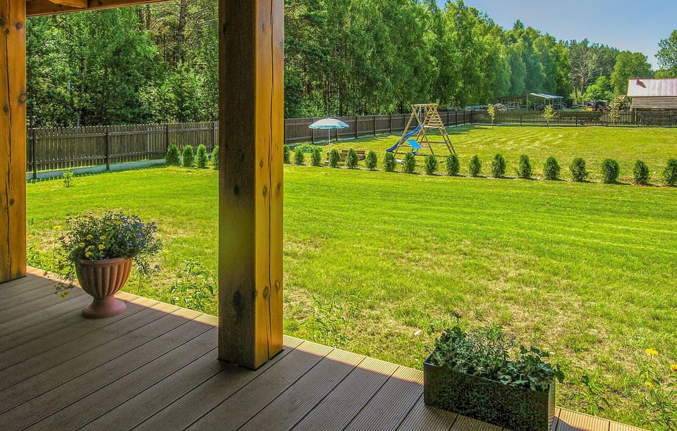 outside