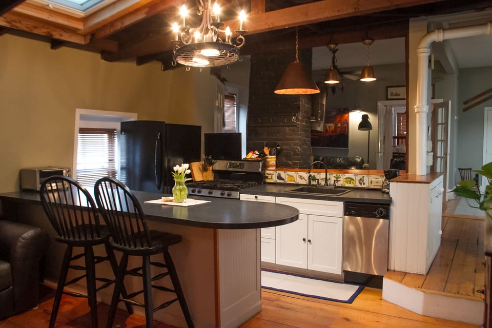 Kitchen into TV Room