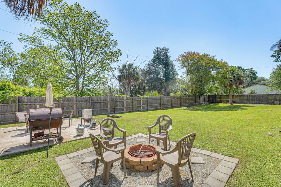 Charleston Vacation Rental Home | 5BR | 3BA | 3,000 Sq Ft | Stairs to Access