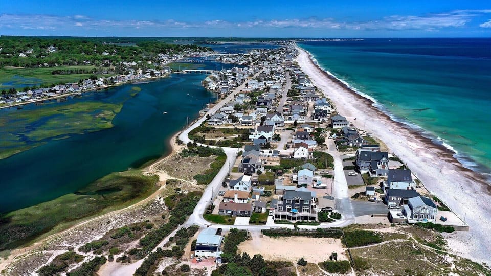 Miles of beach walking potential 