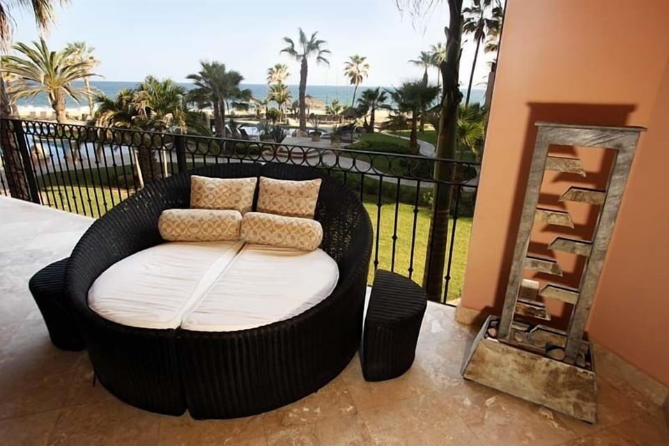 Terrace beachfront lounge area 2