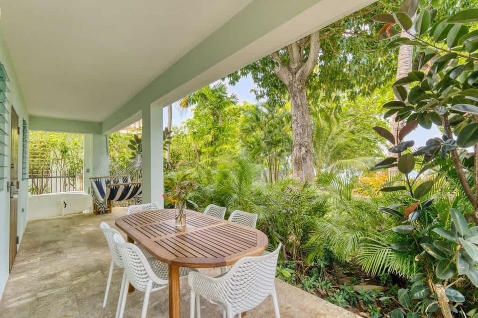 Back patio dining 