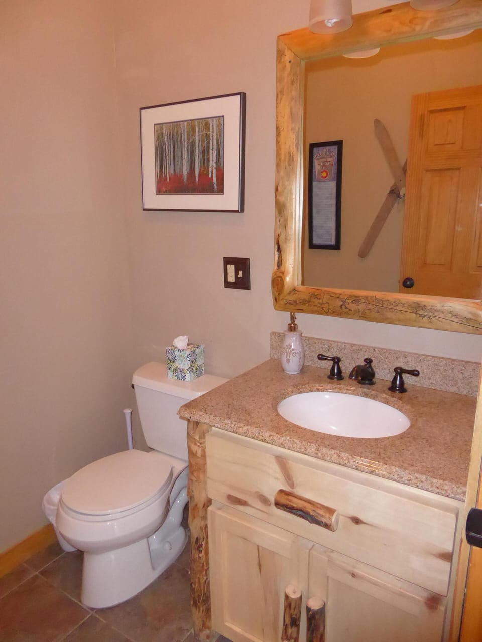 Main level bathroom