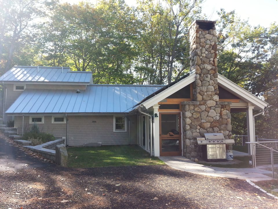Screened Porch and the Lodge