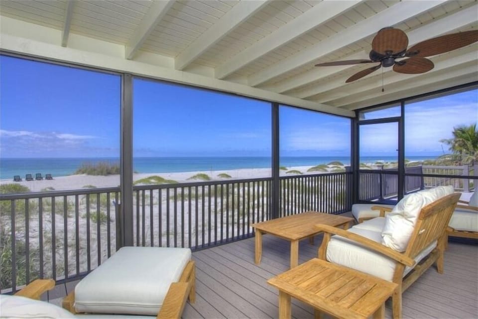 step out the back door onto your own private beach