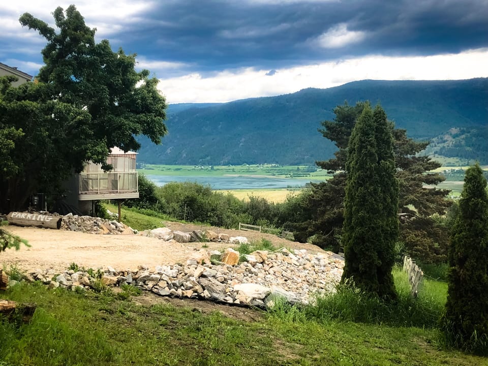 End of Okanagan Lake view