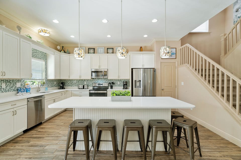 Enjoy the kitchen with an abundance of natural light.