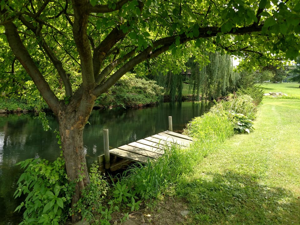 Turtle Pond is one of many outdoor features on the Westfield House  Property