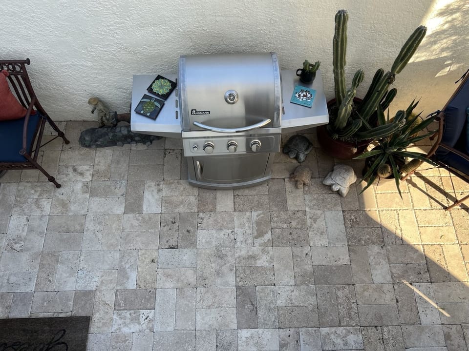 Barbeque on Patio